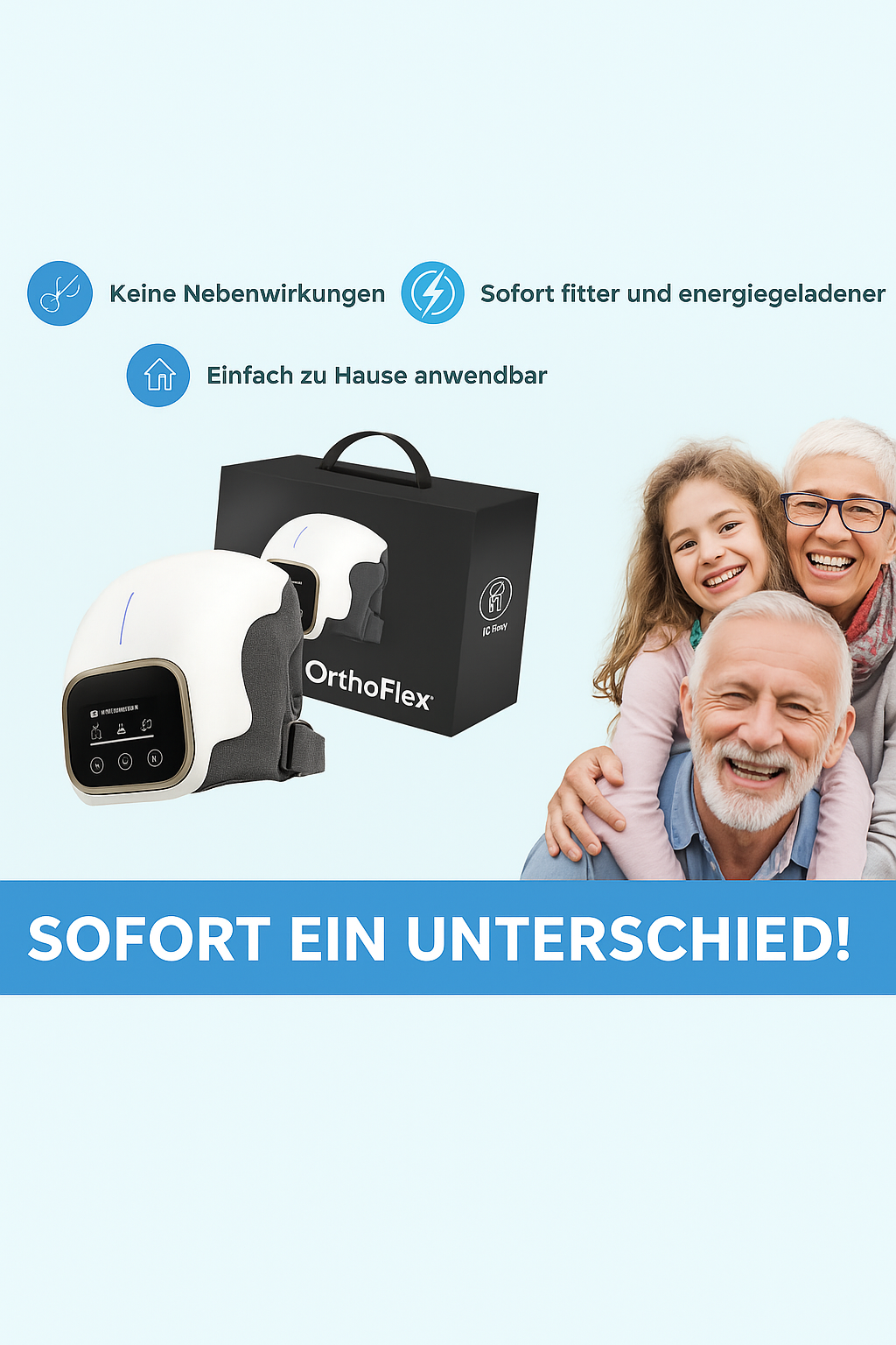 Orthoflex™ 3-in-1 Kniemassagegerät