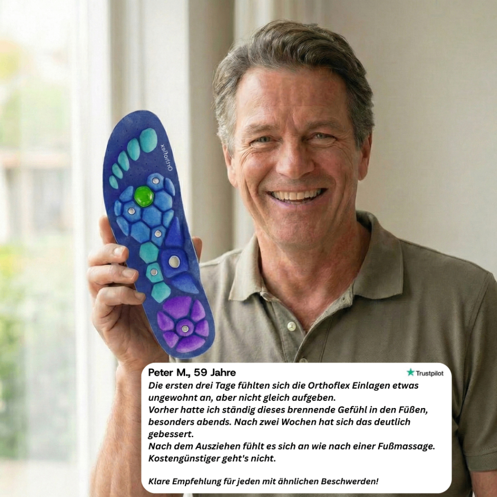 Orthoflex™ Magnet-Akupressur-Einlegesohlen