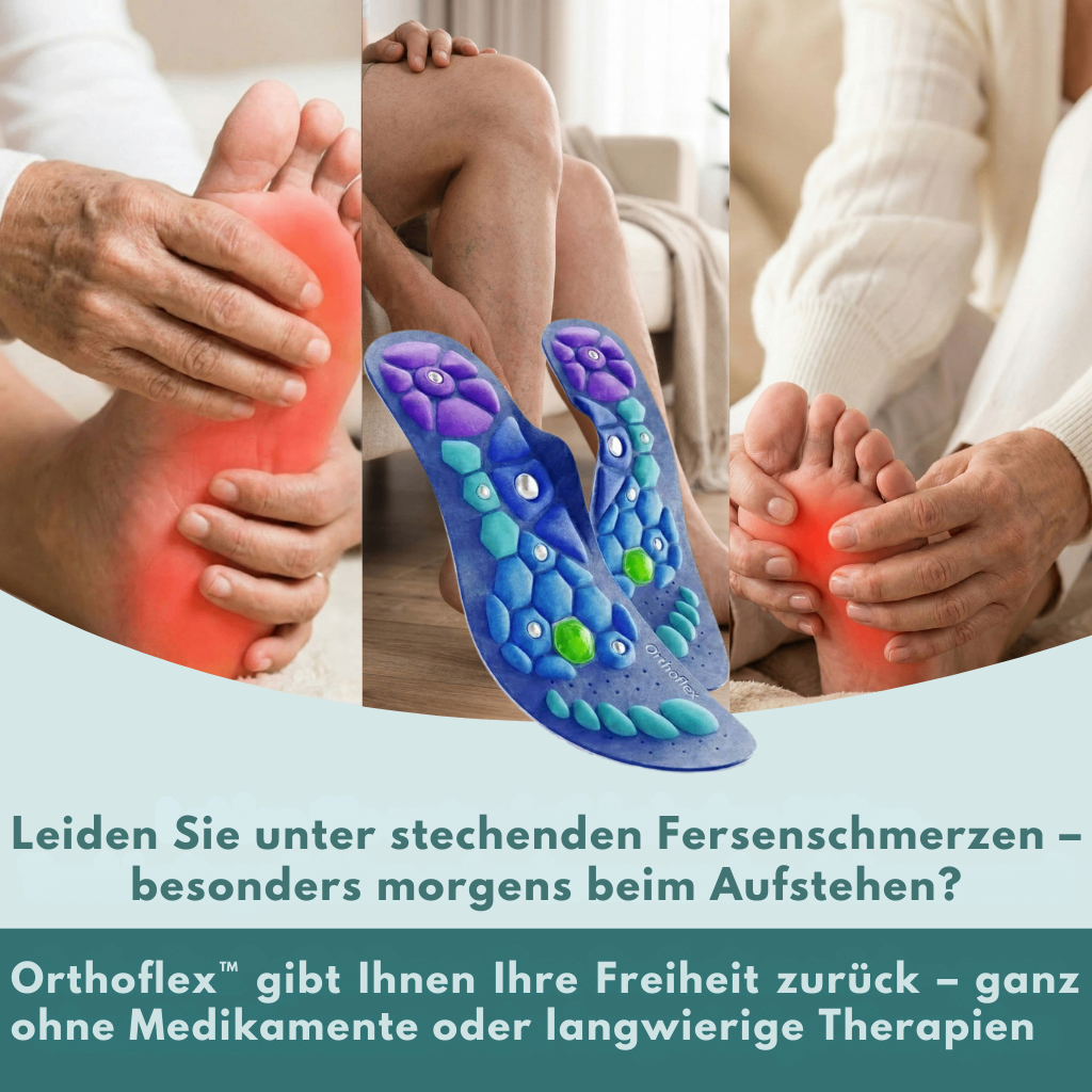 Orthoflex™ Magnet-Akupressur-Einlegesohlen