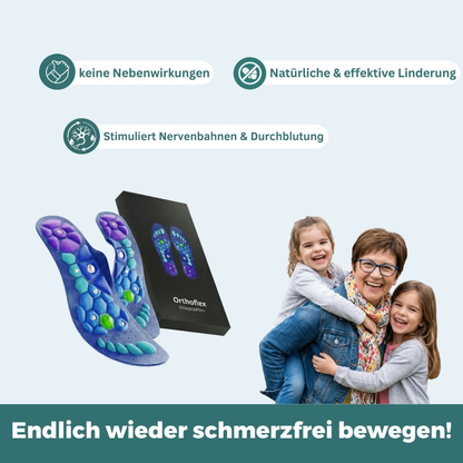 Orthoflex™ Magnet-Akupressur-Einlegesohlen